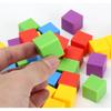 3D Spatial Thinking Building Blocks Cube Rainbow Stacking Blocks Game Math Preschool Learning Educational Toys for Children Kids