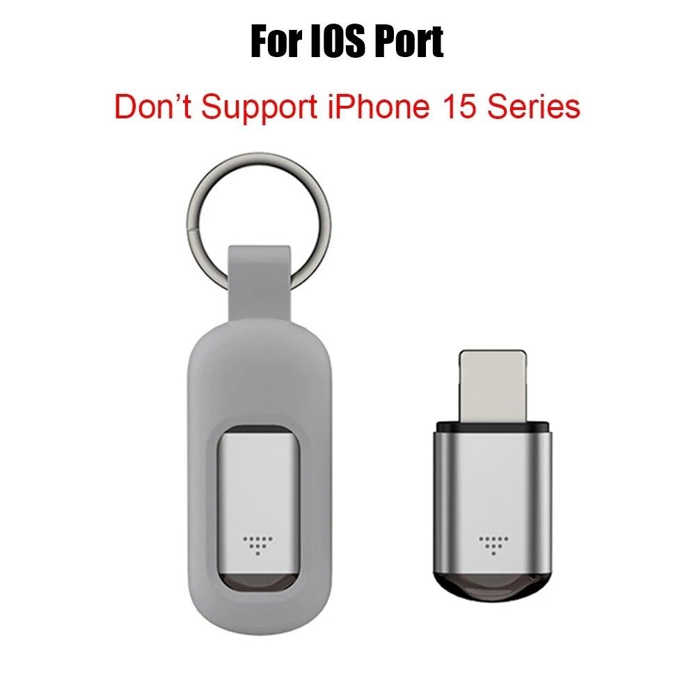 

USB Type C Smart IR Remote Control Phone APP Mini Adapter Инфракрасный передатчик для iPhone Смартфон ТВ-приставка Кондиционер For iPhone Silver