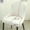 Funda elástica para sillón de jacard Funda para silla de comedor Funda de asiento Funda simple para silla curva para oficina Hotel Banquete de bodas
