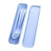 Reusable Travel Utensils Set with Case Portable Chopstick Fork Spoon Tableware Eco Friendly Cutlery Picnic Camping Utensils