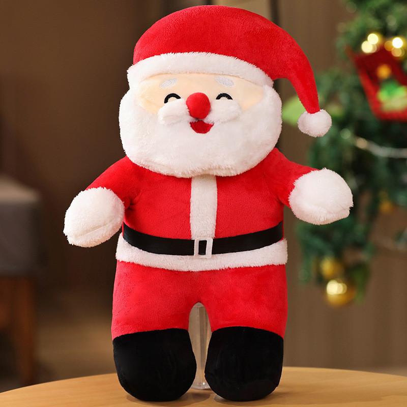 Adorable Plush Santa Claus Doll Christmas Cushion Soft Toy For Kids Gift 35cm 50cm 80cm 100cm
