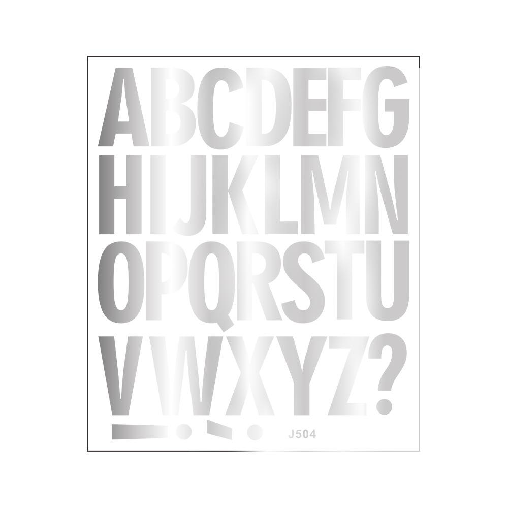 A Hand-painted Notebook with 26 English Letters Can Be Freely Pasted As Home Beautification and Decoration Wall Stickers