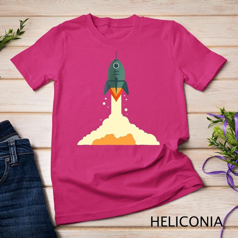 Space Rocket Astronaut T-Shirt Astronomy Exploration Unisex T-shirt 3 2XL