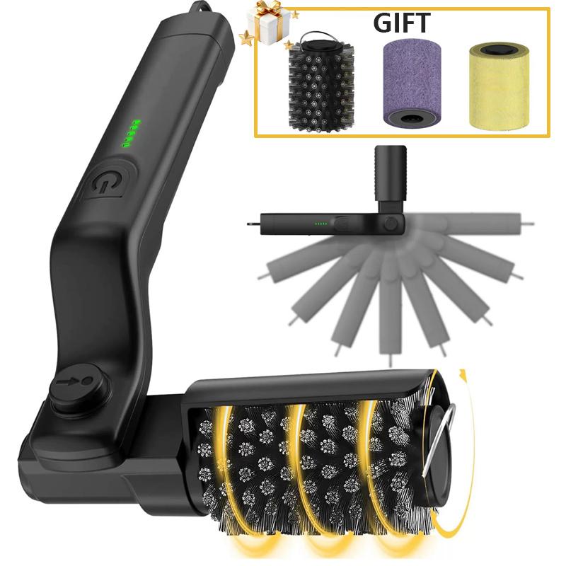 

Electric Rotary Grill Cleaner Brush 3-Speed Adjustable 2600mAh Cordless Rechargeable BBQ Cleaning Brush Tool for Outdoor BBQ чёрный