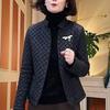 Short Padded Jacket Women's Autumn Spring Cotton Coat Thin Jacket Fashion Puffer Coats Female Without Brooch