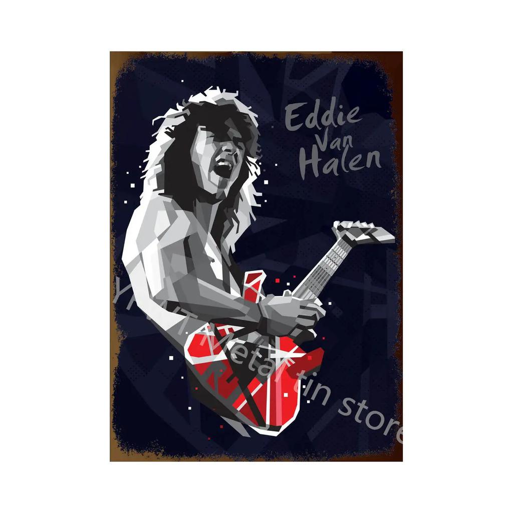 Vintage Music and Guitar Lovely Gift Metal Tin Signs Wall Decor Art Posters Bar Retro Plaques Painting Home Decor