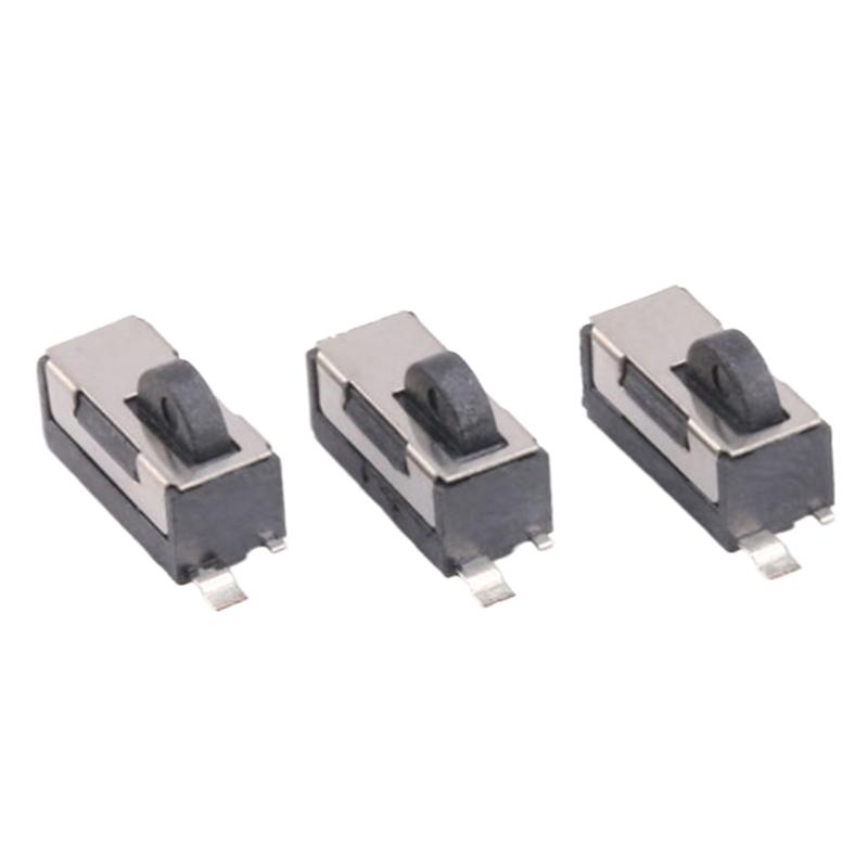 New 10Pcs KFC-W1-03 Round Head Limit Camera Reset Micro Silent Limit Switch High Life 2Pin Black Inner Spring