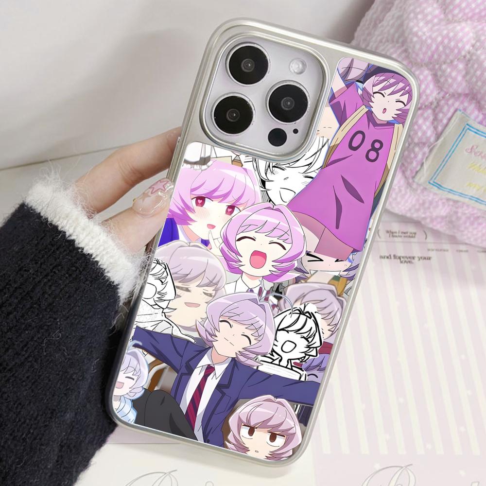 Anime Najimi Osana Mobile Phone Case for iPhone 17 16 15 14 13 12 11 Air Pro Max Plus Silver Plating Colorful Cover Luxury Cover