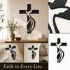 Wall Decor - 16 Inch Wrought Wall Hanging for Living Room Bedroom