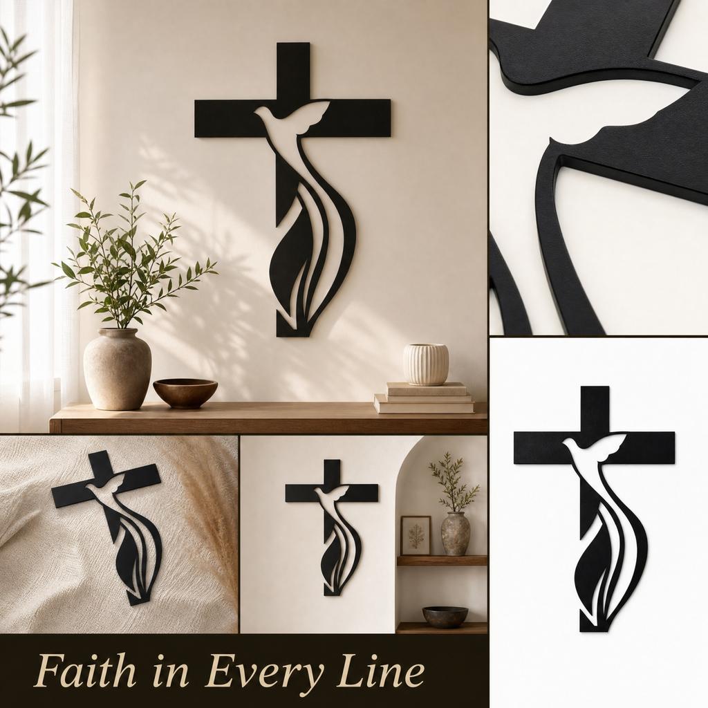 Wall Decor - 16 Inch Wrought Wall Hanging for Living Room Bedroom