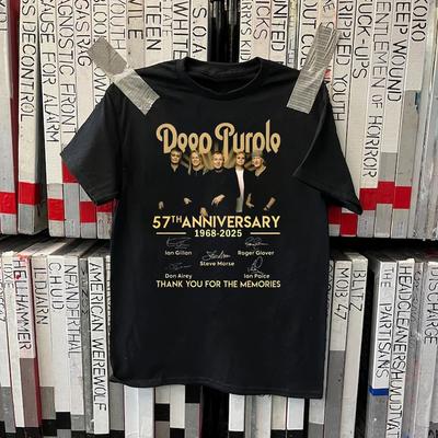 Deep Purple 57. Jubiläumsgeschenk für Fans Unisex S-5Xl Shirt Uh1661