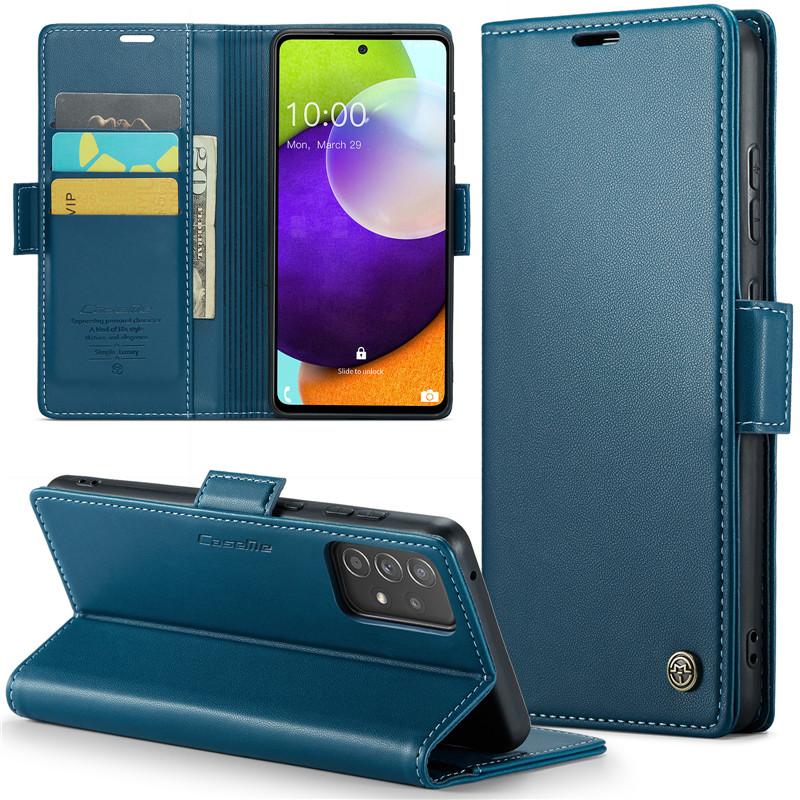 Luxury Leather Case for Samsung A12 A13 A04S A20 A30S M10S A22S A54 A53 A52 A50 A23 A24 A50S A32 M32 A33 A34 A73 A72 A71 Card Pocket Case Back Cover