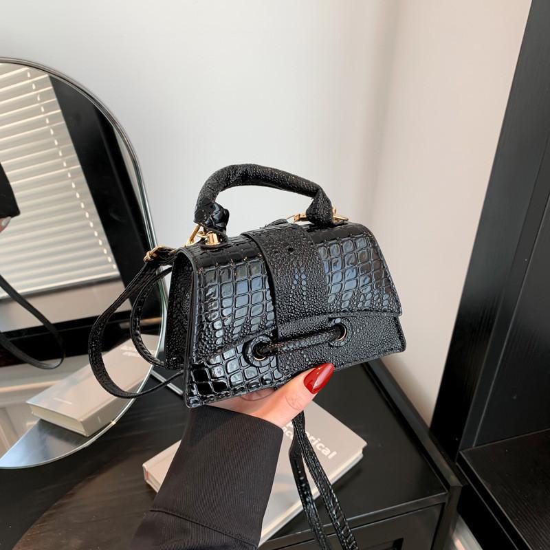 Trendy Women's Pu Leather Small Box Bag Chic 2024 Shoulder Crossbody Bag