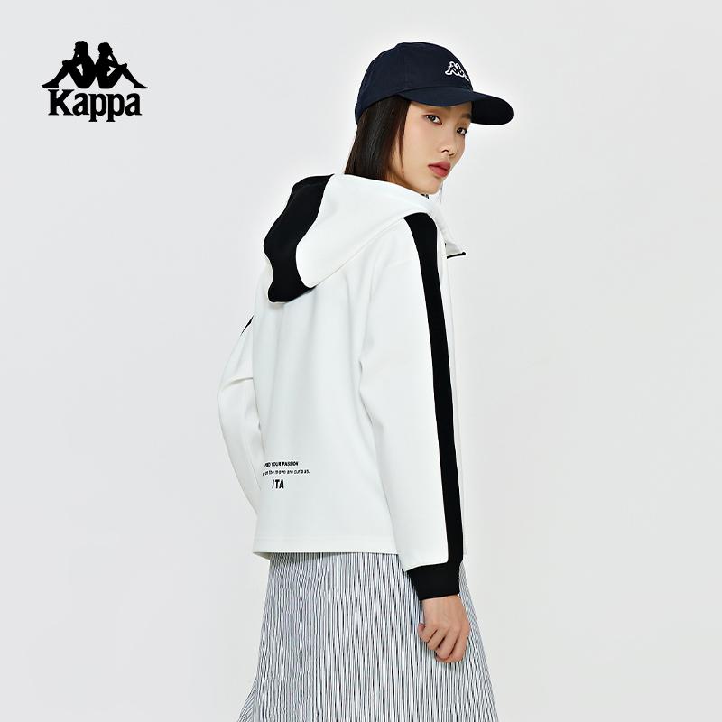 Kappa Back-to-Back New Spring and Autumn Sports Jacket Women's Hoodie Casual Top Trend
