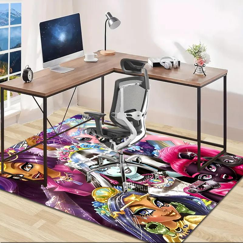 1pc Monster High Draculaura4 Design Area Rug - Non-Slip, Soft & Cozy Floor Mat for Living Room, Bedroom, Office - Indoor/Outdoor Decorative Carpet