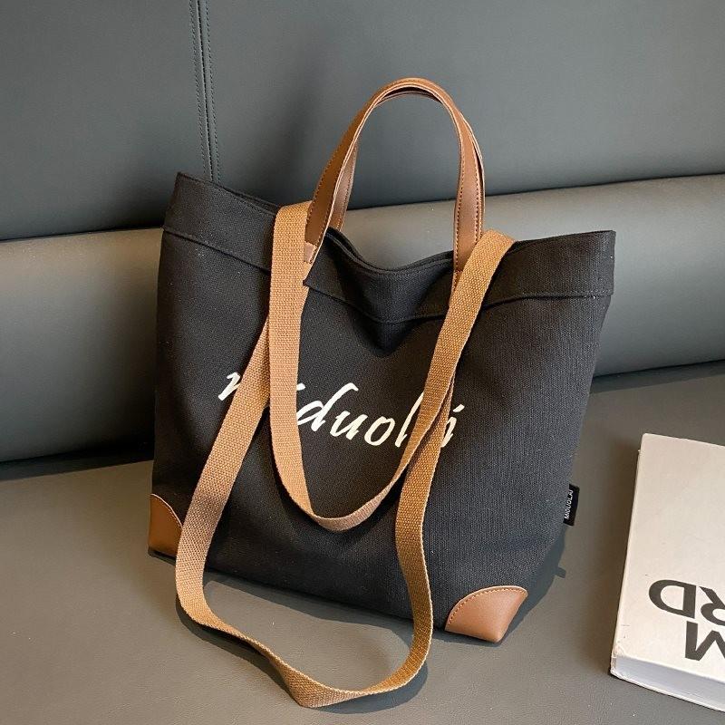 Stylish And Versatile Canvas Tote Bag For Women With Magnetic Closure And Spacious Design