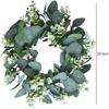 Artificial Eucalyptus Plant Wreath Wedding Holiday Supplies Door Home Decoration Diy Photo Props Flowers Background Wall Garland
