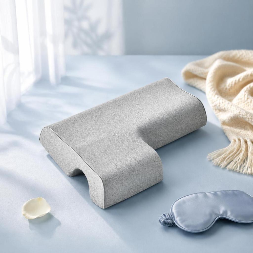 Couples Pillow Ergonomic Couple Contoured Support for Spouses, Boyfriends