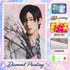 Meguro Ren Diamond Painting Kit 5D Full Drill DIY Diamond Mosaic Wall Art Home Decor