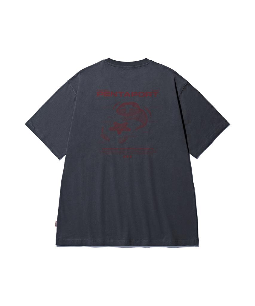 DISCUS ATHLETIC 2026 Pentaport Neon T-Shirt Charcoal