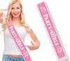 Party Girls Pink Sash Birthday Bachelorette Party Girls' Party