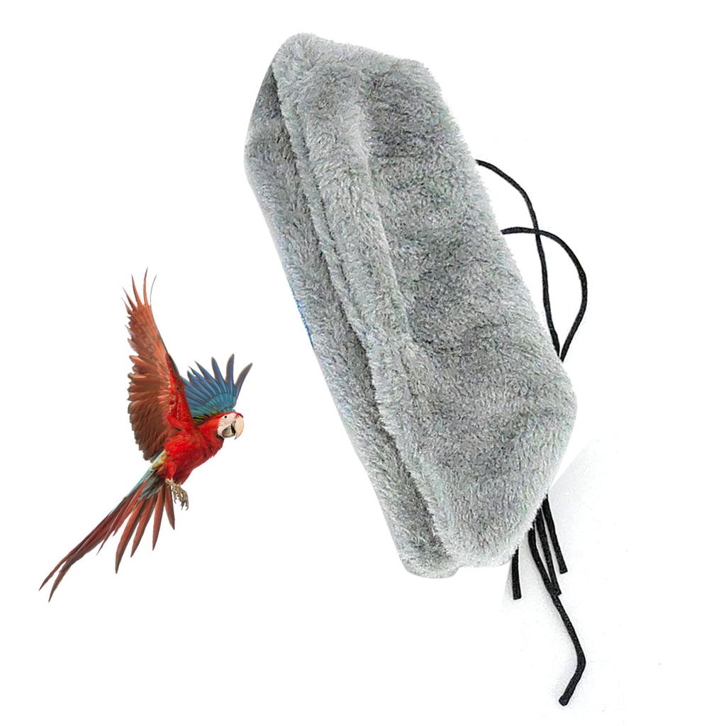 Bird Corner Fleece Soft Warm Velveteen Bright Color Washable Durable Bird Bed Warmer for Parrot