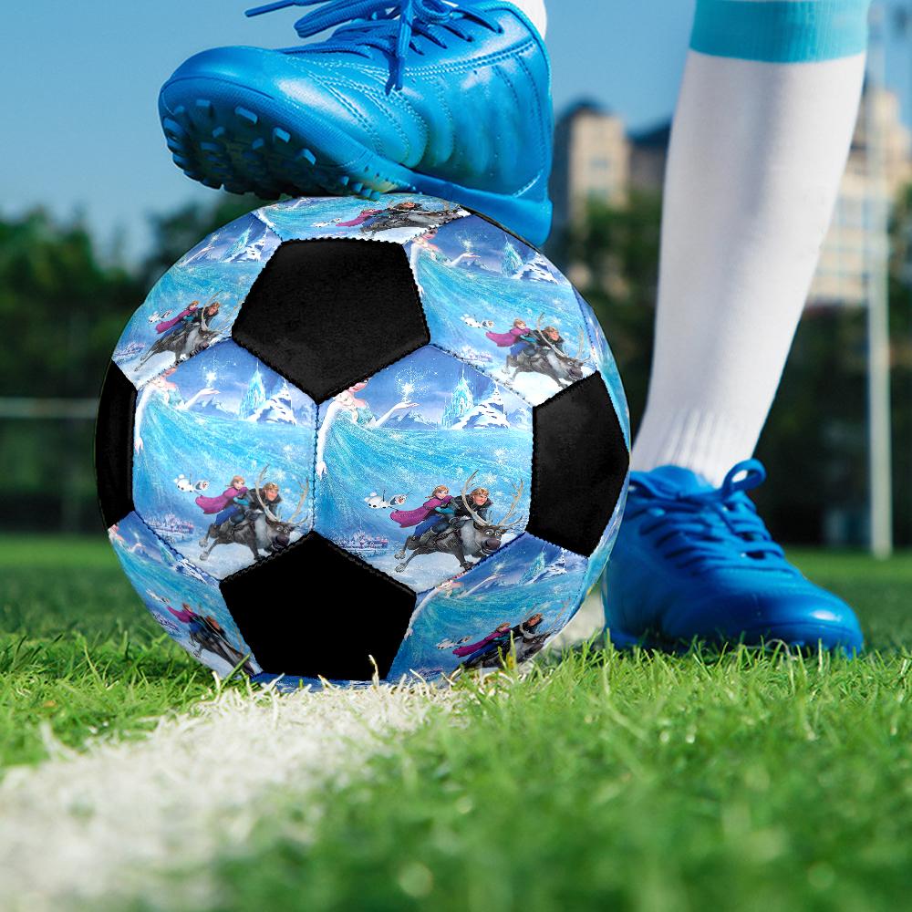 Elsa Theme Size 5 Soccer Ball, Suitable for Both Indoor and Outdoor Matches, a Gift Suitable for Everyone.