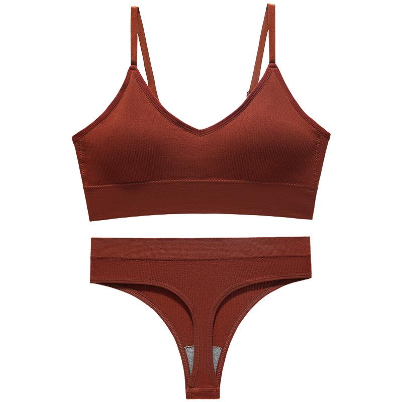 Adjustable Shapewear Set: High Elastic Breathable Camisole, Beautiful Back Vest, Thong, Underwire-Free, Anti-Sagging Bra.