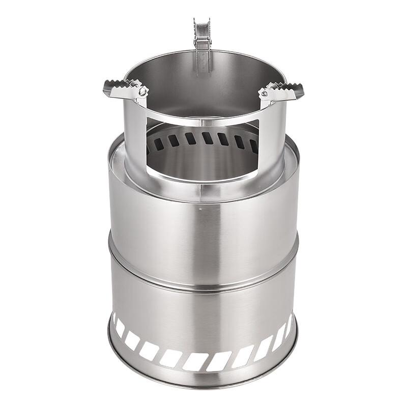 Portable Outdoor Folding Stainless Steel Wood Stove Small