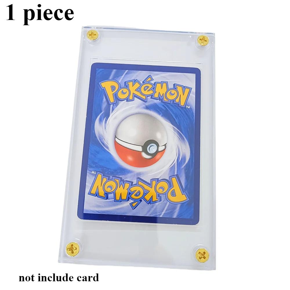 Card Holder Screw Trading Card Protector 35 PT Baseball Card Protectors for Football Sports Game Cards Storage Display