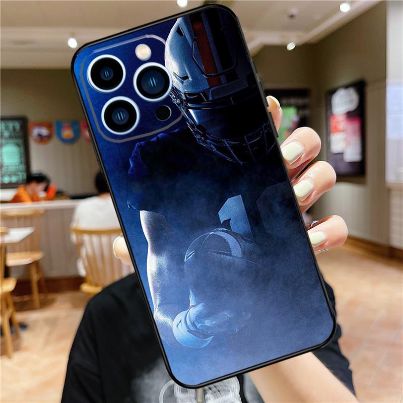 American Football Case For iPhone 17 16 15 13 12 11 14 Pro Max Mini Plus 16e 17 Air Bumper Cover Accessories