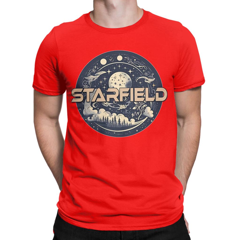 Starfield Funny 100 Cotton Tshirt Sstarfield Tops Tees For Unisex