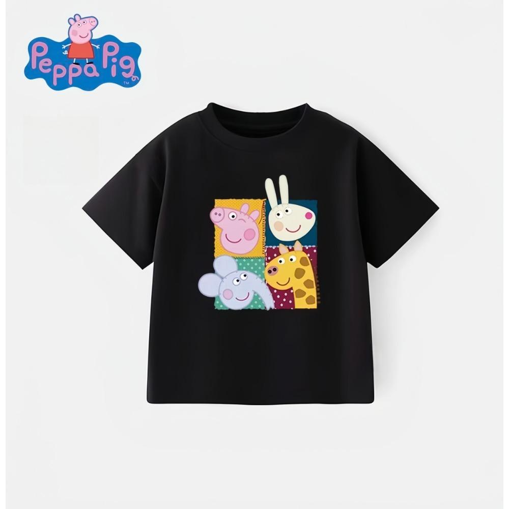 Peppa Pig Summer Cartoon Children's Printed T-shirt