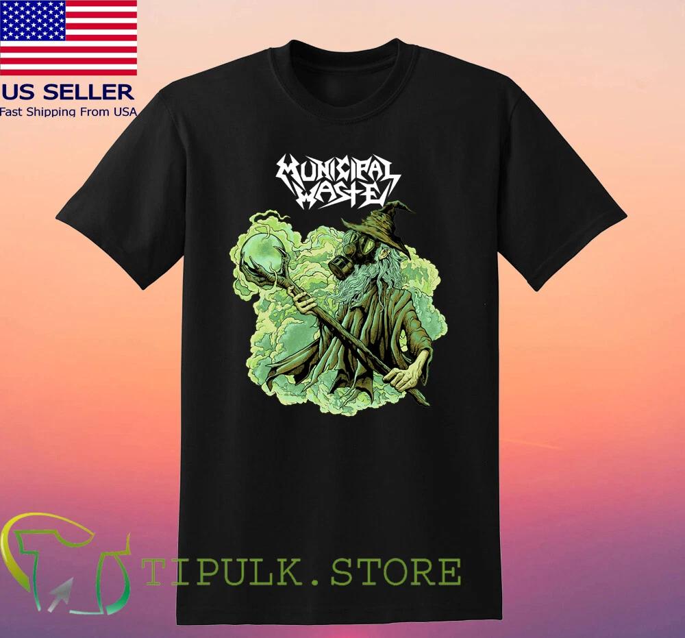 Municipal Waste Men s Black Size S-5XL S