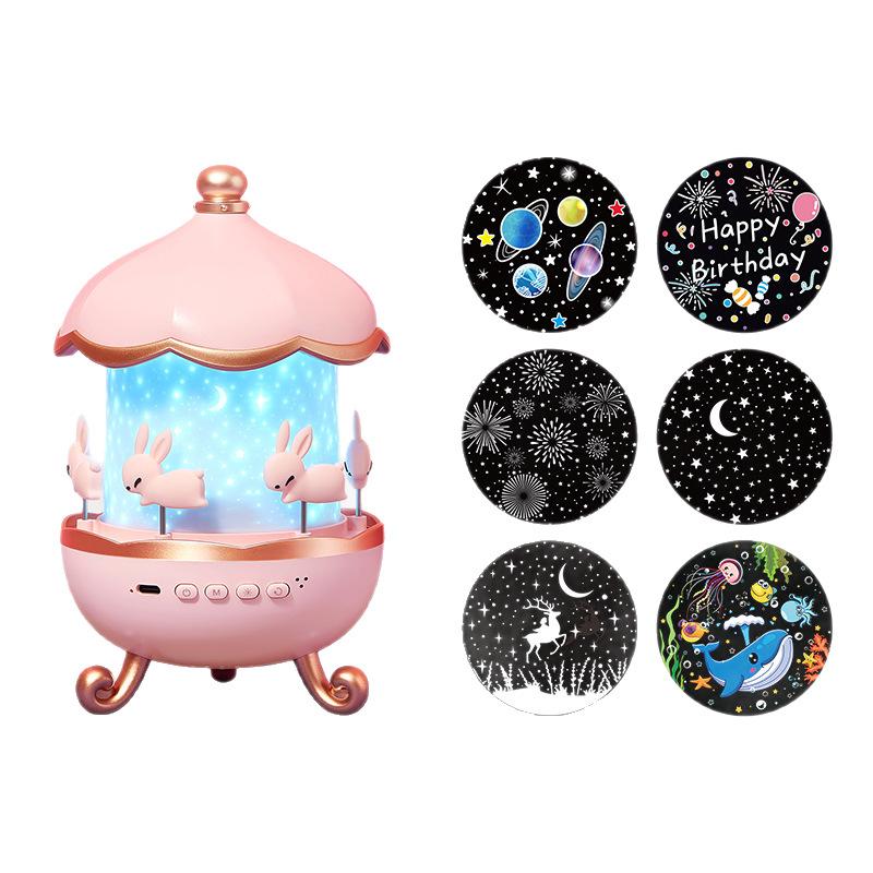Starry Sky Projector Lamp Creative Gift Children's Birthday Gift Atmosphere Night Light Valentine's Day Gift Decorative Lamps