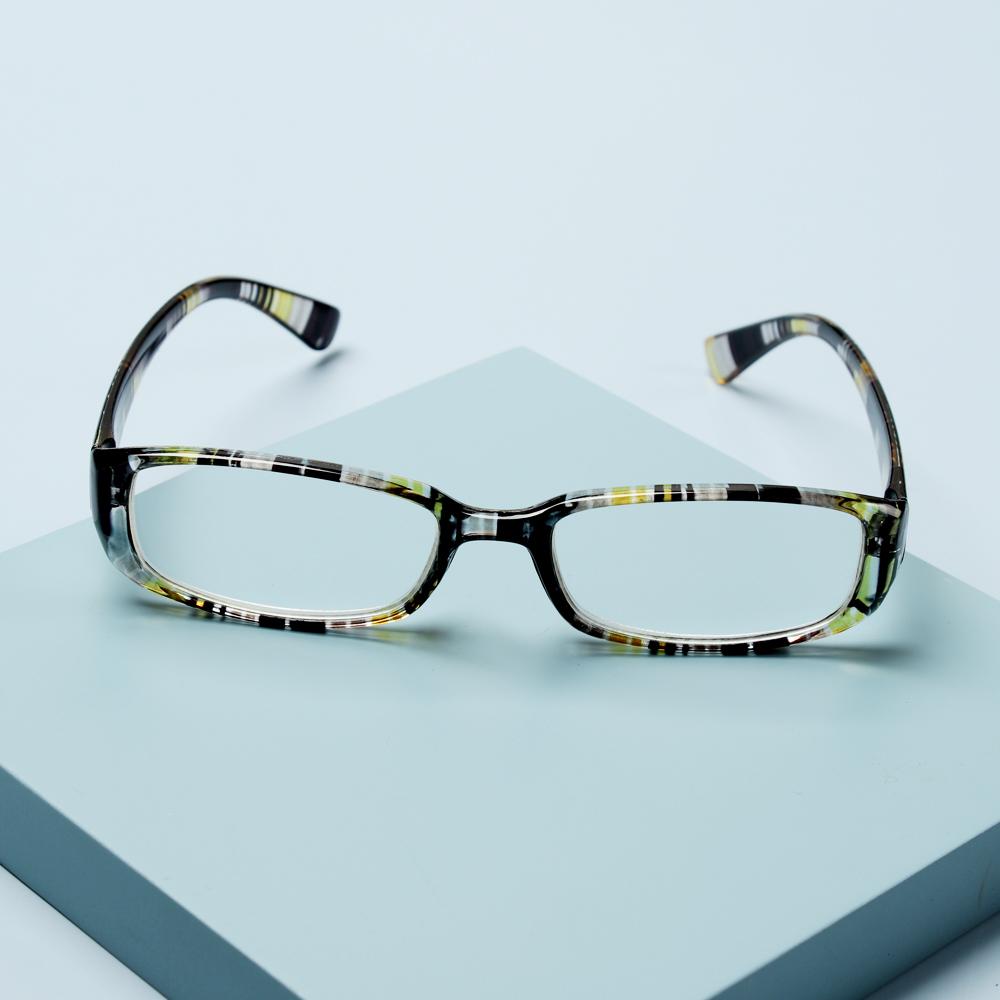 Fashion Retro Strip Print Reading Glasses Women Men Presbyopic Lens Glasses Vision Care Eyewear Diopter Eyeglasses +1.00~+4.00