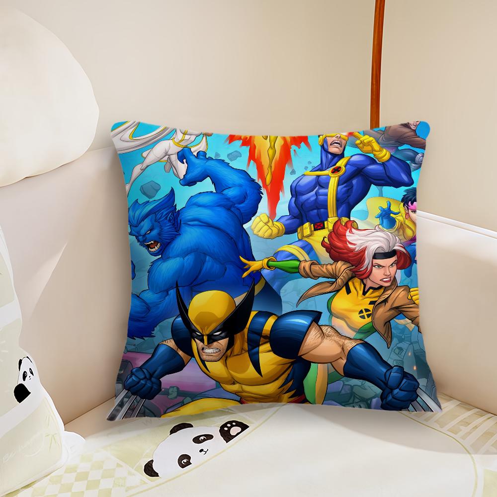 

Movie X-Men Cool cushion cover Living Room Headboard Bedroom Office Cushion Cushion Sofa Nap Time Pillow Case 12x12Inch