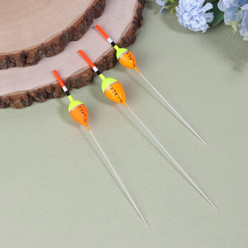 Carp Fishing Made Easy: 5Pcs Floats with 1g-4g Barguzinsky Fir Vertical Buoy, Suitable for 18-22.5cm Fish Float.