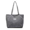 Chic Retro Casual Tote Bag With Soft Corduroy Material For Everyday Use