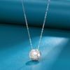 3D Football Necklace Rhinestone Soccer Necklace Creative Football Pendant Choker  Men