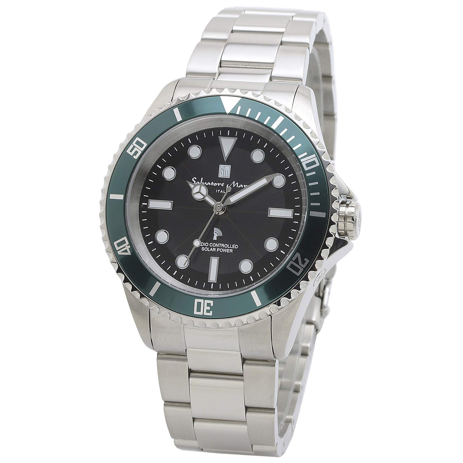 

Мужские часы Salvatore Marra, Радиоуправляемые, Солнечные, Деловой стиль, Популярный бренд, Водонепроницаемые, Подарок, Черные, с тканью, SSBKGR