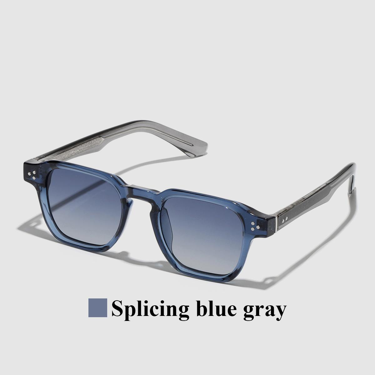 

Ruiao Retro Square Sunglasses Vintage Man Luxury Pin Temple Designer Brand Glasses Shades For Women Small Face UV High Quality