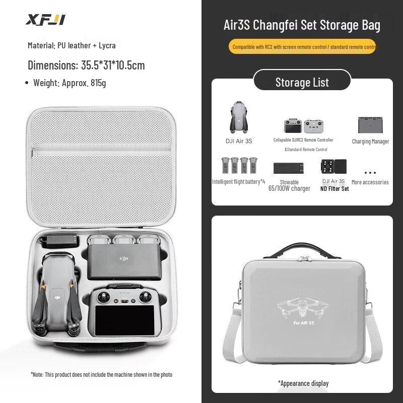 

XFJI Hard Shell Portable Backpack for DJI Air 3 / Air 3S / Air 2S