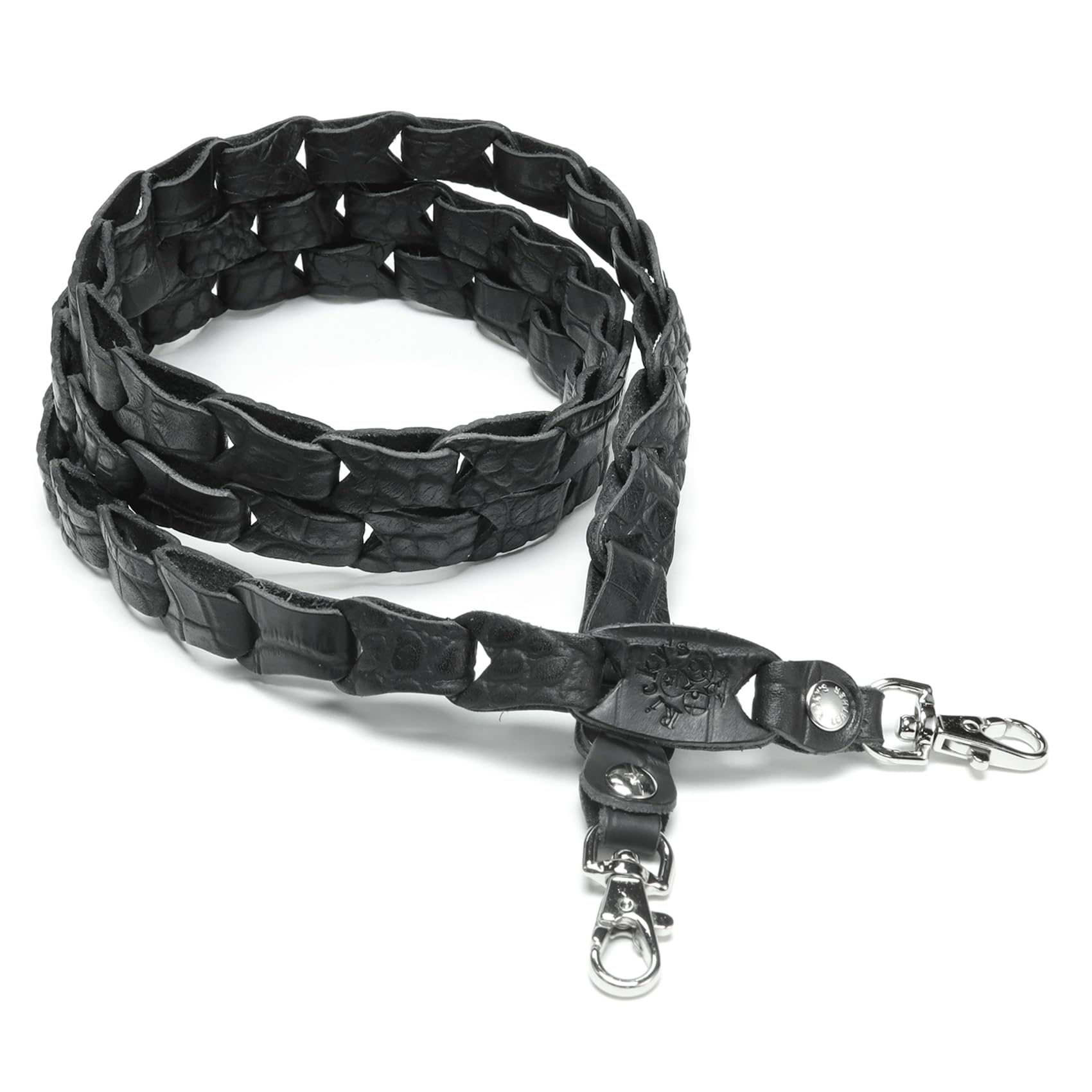 

Shoulder Chain Strap Type Normal Embossed Crocodile Black Neck Shoulder Crossbody Drop Tochigi Genuine 2, Type, [Large] Strap, Strap, Strap,