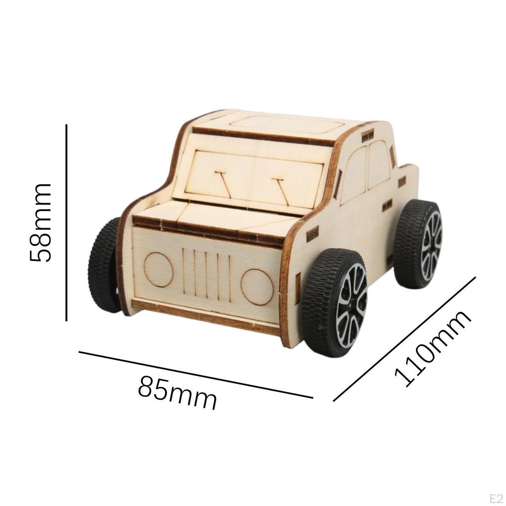 DIY Car Building Projects Model Kits 3D Wooden Puzzle for Age 8-12