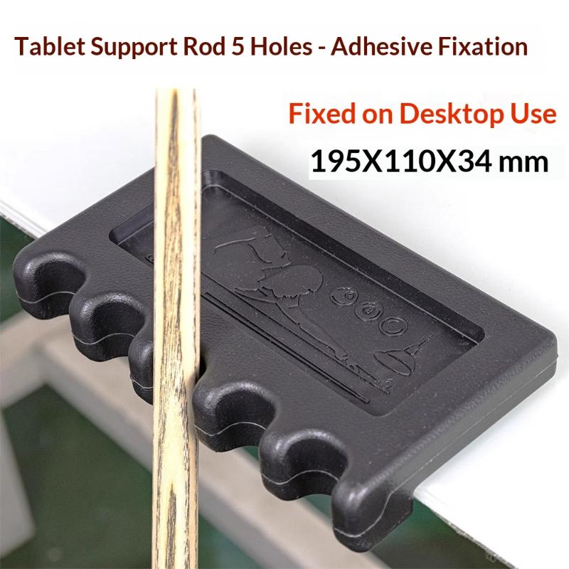 Pool Cue Holder Portable Weighted Professional Billiard Cue Holder Pool Table Accessories Holds 5 Cues Cue Stick Holder Cue Rest