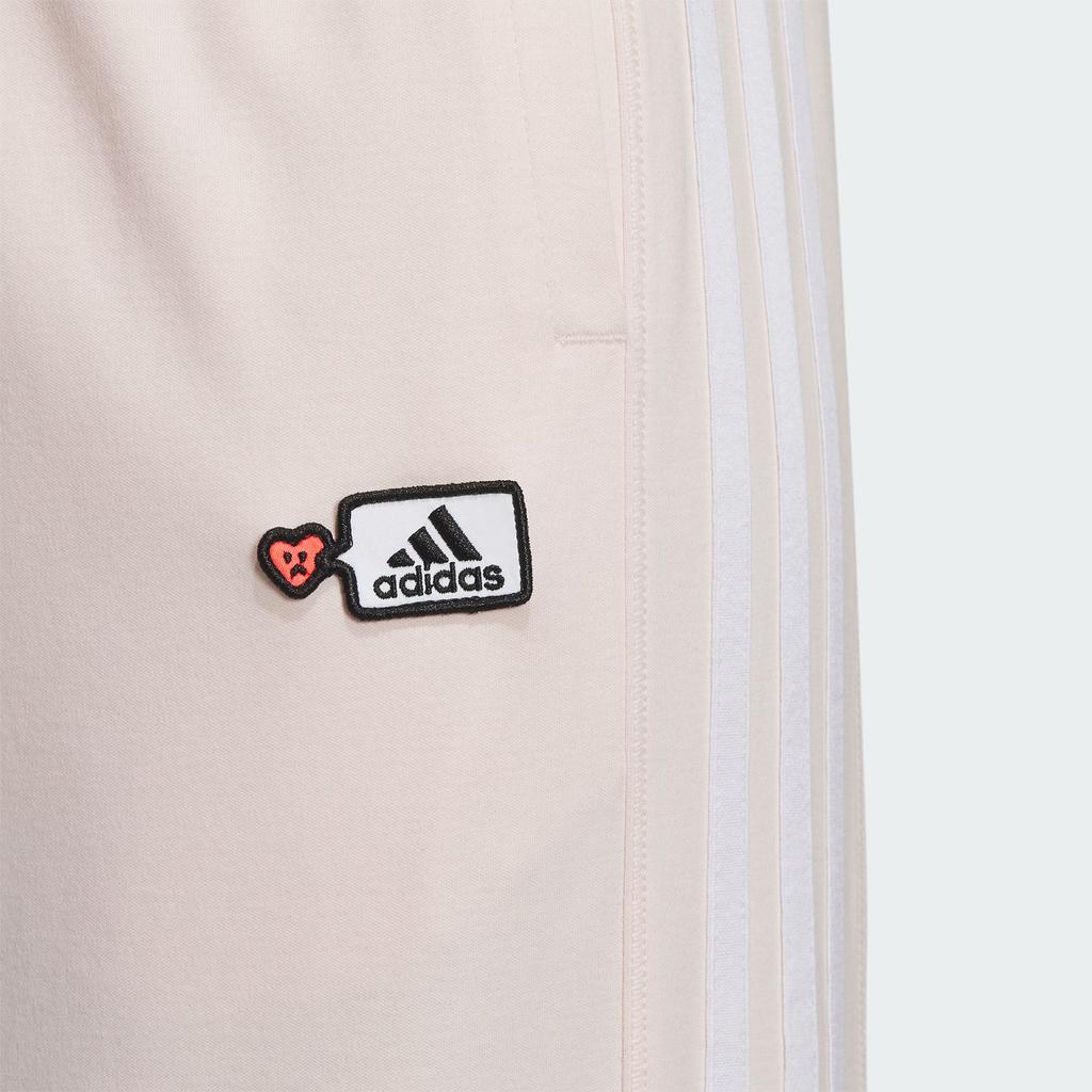 Adidas x SEEBIN SS23 Graphic Knit Pants With Side Stripe Women Bottoms Miracle-Quartz HY2860