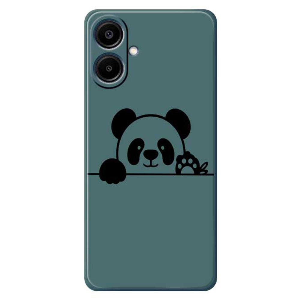 For Samsung Galaxy A07 4G Case Panda Head Pattern Printing Straight Edge TPU Phone Back Cover