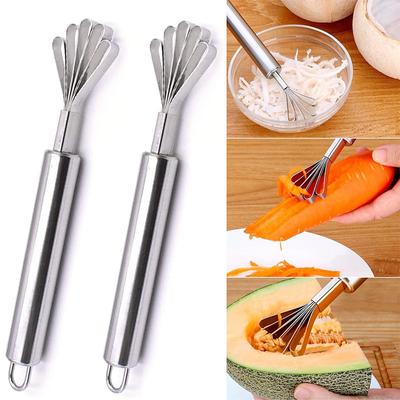 Acier Inoxydable trancheur de chair de noix de coco râpe à noix de coco ménagère râpe à écailles de poisson légumes râpés grattoir à écailles de poisson ustensiles de cuisine