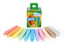 Crayola Jumbo Chalk for Outdoor 12 Authentic Water-Removable Use, Colors, 512012,